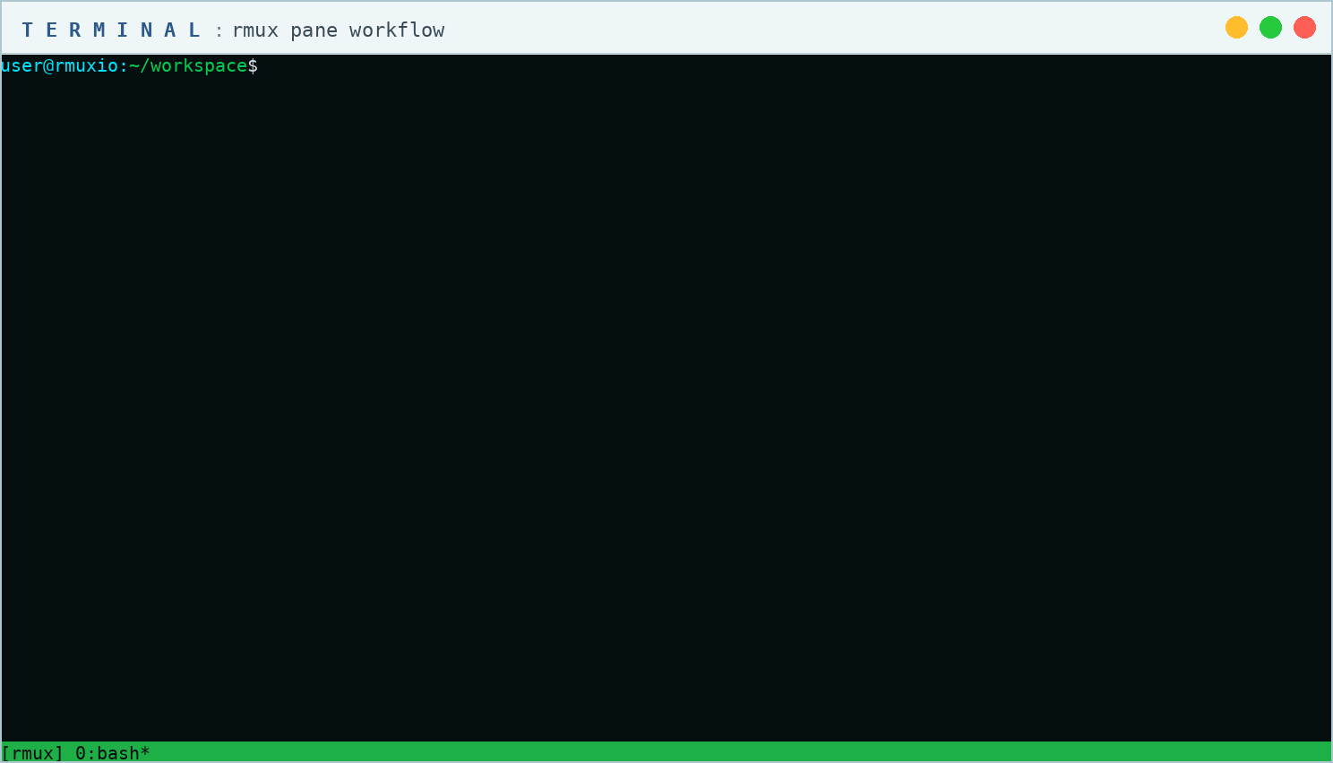 RMUX terminal demo