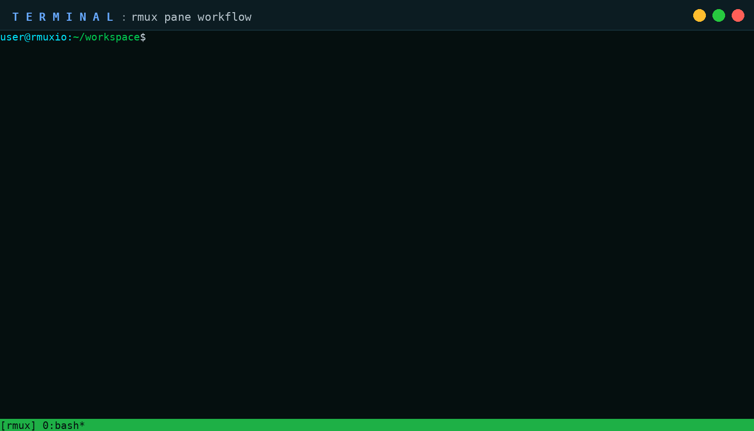 RMUX terminal demo